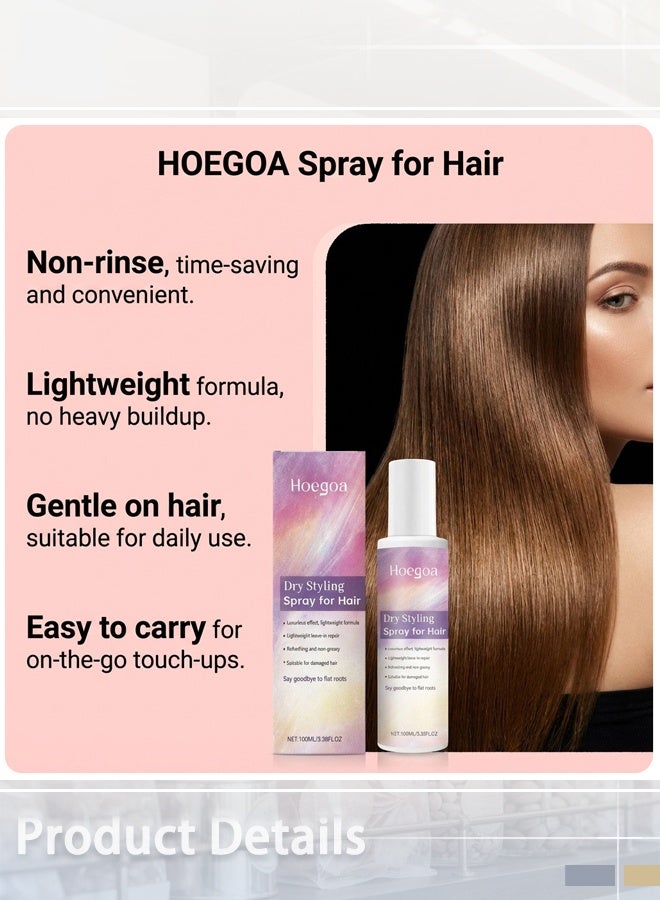HOEGOA Hair Spray LEAVE-IN| Relieve The Hair From Brittleness and Dryness, Make It Smooth, Silky and Shiny | Suitable For All Hair Types - Image 2